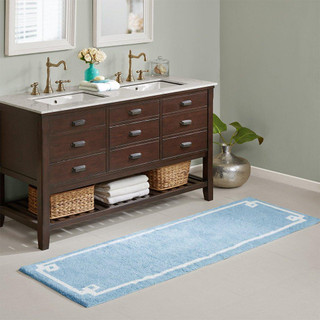 Thumbnail 5: Madison Park Madison Park Evan Cotton Tufted Bath Rug 