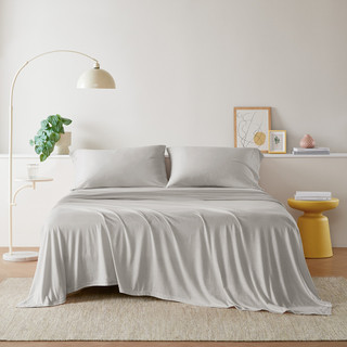Thumbnail 7: Intelligent Design Intelligent Design Solid Cotton Blend Jersey Knit Sheet Set 