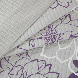 Thumbnail 5: Madison Park Madison Park 6 Pc. Lola Floral Cotton & Pillow Quilt Set 
