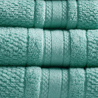Thumbnail 2: MADISON PARK ESSENTIALS Madison Park Essentials 6 Pc. Spa Waffle Jacquard Towel Set 