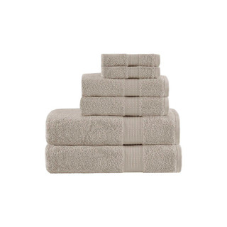 Thumbnail 3: MADISON PARK ESSENTIALS Madison Park 6 Pc. Organic Cotton Towel Set 