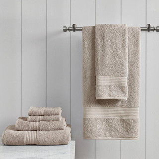 Thumbnail 1: MADISON PARK ESSENTIALS Madison Park 6 Pc. Organic Cotton Towel Set 