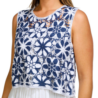 Thumbnail 3: IVORY/BLUE