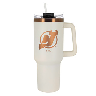 Thumbnail 1: NEW JERSEY DEVILS NHL New Jersey Devils Creme & Copper 40 oz. Colossus 
