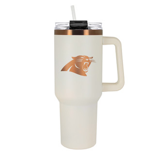 Thumbnail 1: CAROLINA PANTHERS NFL Carolina Panthers Creme & Copper 40 oz. Colossus 