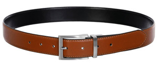 Thumbnail 1: Steve Madden Steve Madden Men's Reversible Cognac Belt 