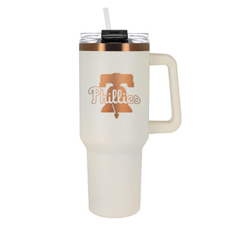 Thumbnail 1: Philadelphia Phillies MLB Philadelphia Phillies Creme & Copper 40 oz. Colossus 
