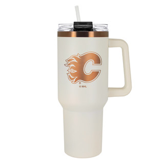 Thumbnail 1: CALGARY FLAMES NHL Calgary Flames Creme & Copper 40 oz. Colossus 