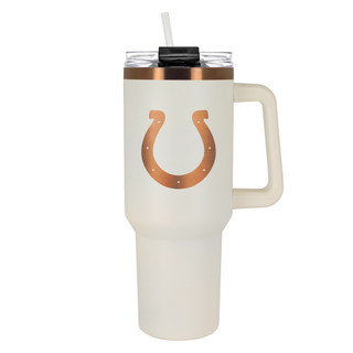 Thumbnail 1: INDIANAPOLIS COLTS NFL Indianapolis Colts Creme & Copper 40 oz. Colossus 