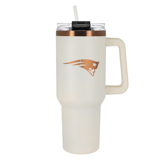 Thumbnail 1: New England Patriots NFL New England Patriots Creme & Copper 40 oz. Colossus 