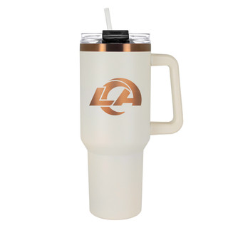 Thumbnail 1: LOS ANGELES RAMS NFL Los Angeles Rams Creme & Copper 40 oz. Colossus 