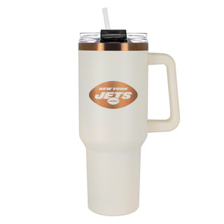 Thumbnail 1: New York Jets NFL New York Jets Creme & Copper 40 oz. Colossus 