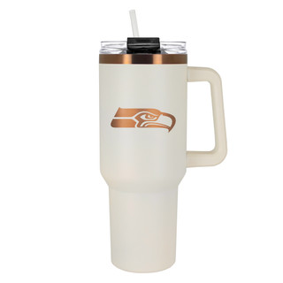 Thumbnail 1: SEATTLE SEAHAWKS NFL Seattle Seahawks Creme & Copper 40 oz. Colossus 