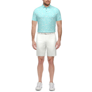 Thumbnail 3: PGA TOUR PGA TOUR Mens At The Beach Print Golf Polo 