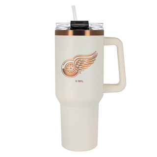 Thumbnail 1: DETROIT REDWINGS NHL Detroit Red Wings Creme & Copper 40 oz. Colossus 