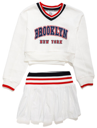 Thumbnail 1: Jolie & Joy Jolie & Joy Big Girls 2 Pc Pickle Ball Skort Set 