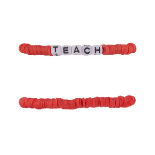 Thumbnail 2: FUN & SUN Fun & Sun Teacher Apple Stretch Bracelet Set 