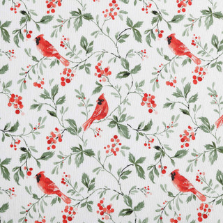 Thumbnail 27: Laura Ashley Laura Ashley Jolly Cardinals Cotton Flannel Sheet Set 