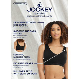 Thumbnail 3: Jockey Jockey Smooth & Shine Molded Cup Seamfree Bralette 3041 