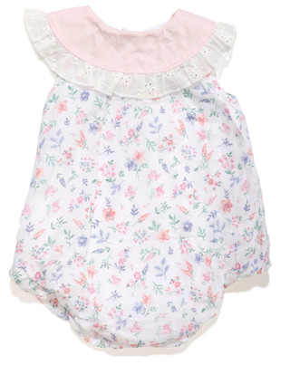 Thumbnail 1: Baby Essentials Baby Essentials Baby Girls Floral Romper 