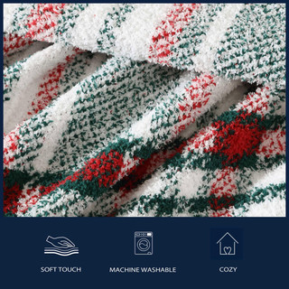Thumbnail 4: Nautica Emmet Plaid Reversible Throw 