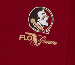 Thumbnail 3: Florida State Florida State Juniors Short Sleeve FSU Hibiscus Tee 