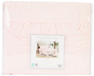 Thumbnail 2: Cathay Home Cathay Home Elegant Ruffle Hem Microfiber Sheet Set 