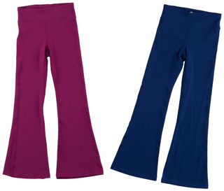 Thumbnail 1: Yogalicious Yogalicious Big Girls Active 2 Pk Ribbed Flare Leggings Set 