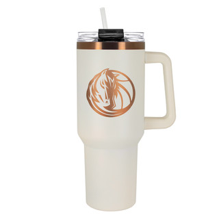 Thumbnail 1: DALLAS MAVERICKS NBA Dallas Mavericks Creme & Copper 40 oz. Colossus 
