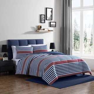 Thumbnail 2: Nautica Nautica Kennedy Stripe Comforter Set 