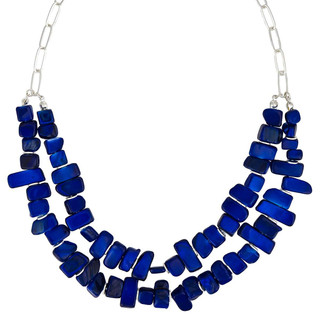 Thumbnail 2: Bay Studio Bay Studio 2 Row Shell Chain Back Necklace 