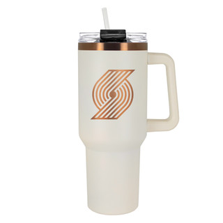Thumbnail 1: PORTLAND TRAILBLAZERS NBA Portland Trailblazers Creme & Copper 40 oz. Colossus 