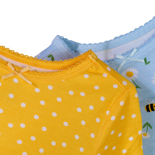 Thumbnail 2: Little Me Little Me Toddler Girls 4 Pc Bee Daisy Dots Pajama Set 