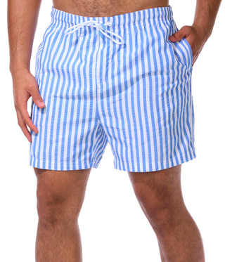Thumbnail 1: In Gear In Gear Men's Seersucker Striped Swim Shorts 