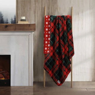 Thumbnail 3: Eddie Bauer Trailhead Plaid Reversible Throw 