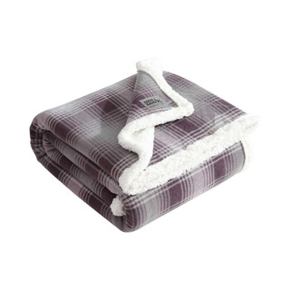 Thumbnail 2: Eddie Bauer Nordic Plaid Reversible Throw 