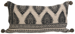 Thumbnail 1: CASA DECOR Casa Decor 20 in Throw Pillow with Tassels 
