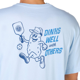 Thumbnail 2: Life is Good Life Is Good Men's Dinks Well With Others T-Shirt 