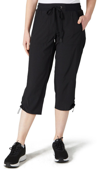 Thumbnail 1: Khakis & Co Khakis & Co Womens Active Ease Cinch Hem Capris 