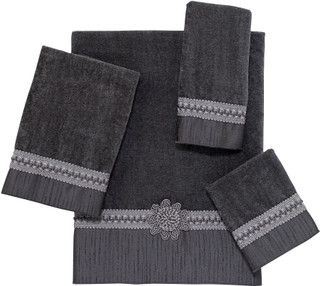Thumbnail 3: Avanti Avanti Granite Braided Cuff Towel Collection 