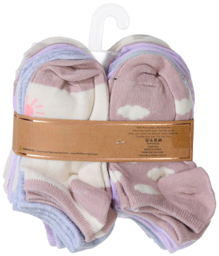 Thumbnail 3: CALIFORNIA SUNSHINE California Sunshine Girls 20 Pk No Show Socks 