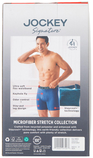 Thumbnail 2: Jockey Jockey Mens 3 Pk Signature Microfiber Boxer Briefs 