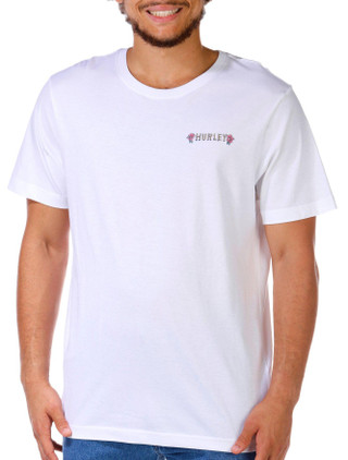 Thumbnail 4: Hurley Hurley Mens Lets Be Brus Graphic Short Sleeve Tee 