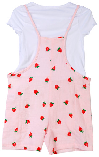 Thumbnail 3: No Comment No Comment Big Girls 2 Pc Romper Tee Set 