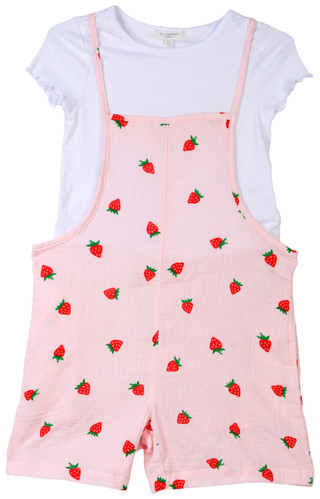 Thumbnail 1: No Comment No Comment Big Girls 2 Pc Romper Tee Set 