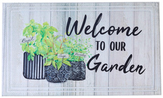 Thumbnail 1: APACHE MILLS Apache Mills Welcome To Our Garden Doormat 