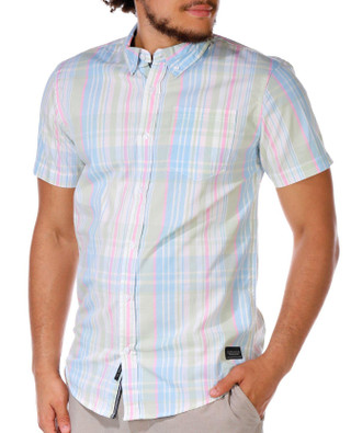 Thumbnail 4: Silver Jeans Co. Silver Jeans Co. Men's Short Sleeve Buttoned Shirt 