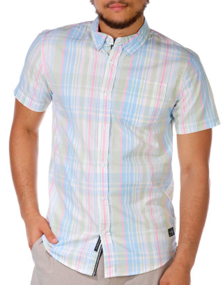 Thumbnail 1: Silver Jeans Co. Silver Jeans Co. Men's Short Sleeve Buttoned Shirt 