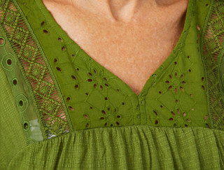 Thumbnail 3: STELLA + GINGER Stella + Ginger Petite 3/4 Sleeve Knit Lace Top 