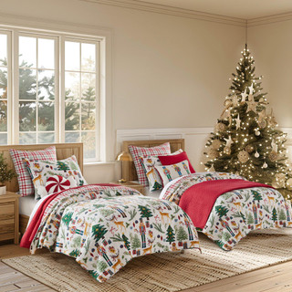 Thumbnail 17: Levtex Home Levtex Home Nutcracker Reversible Quilt Set 